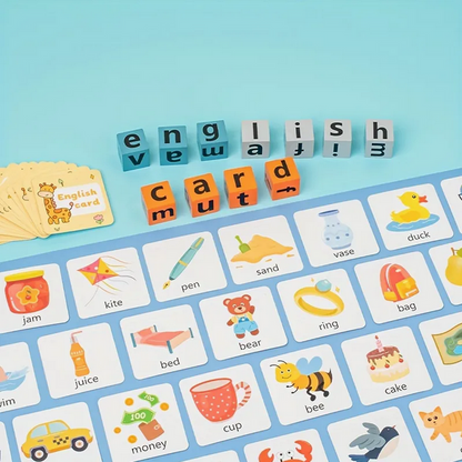 Word spelling game WOOD