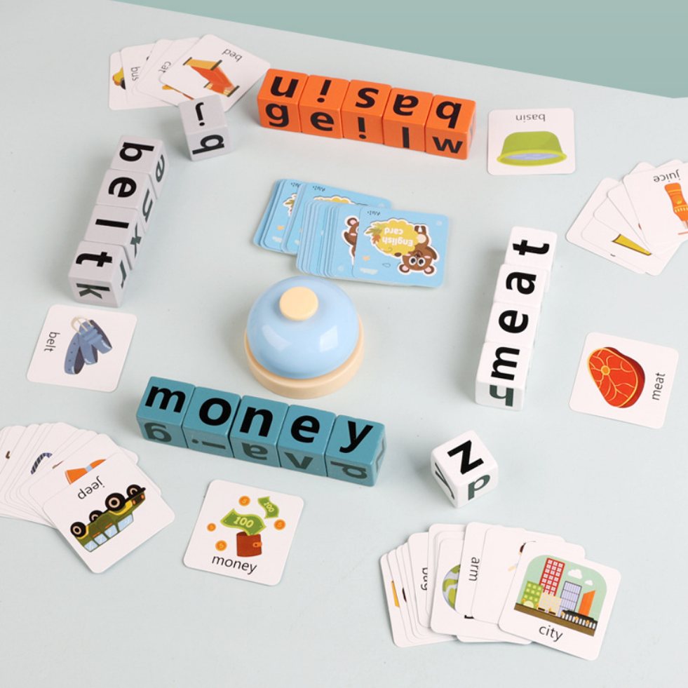Word spelling game WOOD