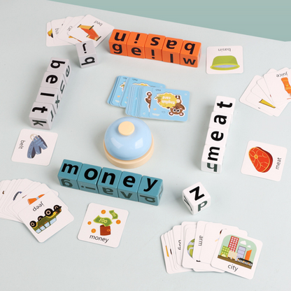 Word spelling game WOOD