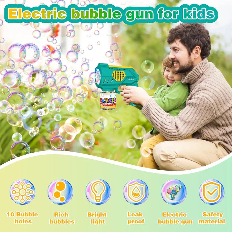 Automatic Bubble Maker Gun | مسدس فقاعات الصابون الأوتوماتيكي