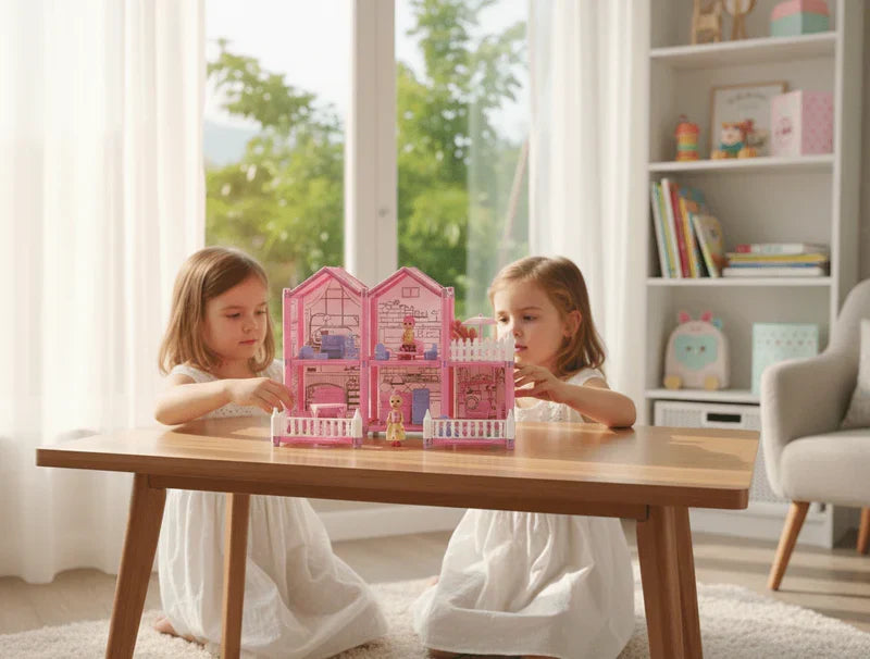 DreamVilla - Villa Dollhouse Playset| دريم فيلا - مجموعة ألعاب بيت الدمى (فيلا)