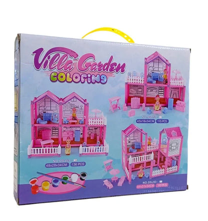 DreamVilla - Villa Dollhouse Playset| دريم فيلا - مجموعة ألعاب بيت الدمى (فيلا)