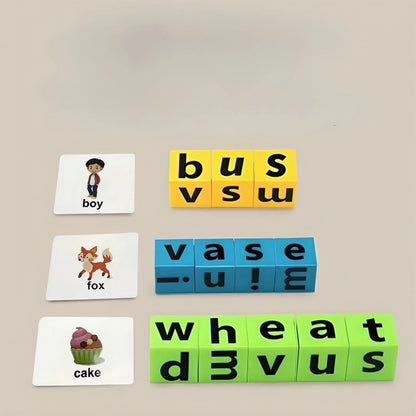 Alphabet spelling game plastic