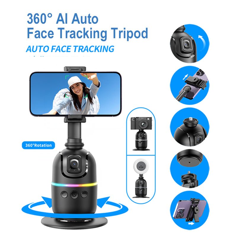 Auto Face Tracking Desktop Gimbal | جيمبال مكتبي بتقنية تتبع الوجه التلقائي